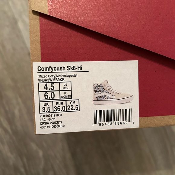 Floral Hightop Vans - Picture 6 of 6